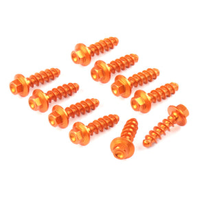 ZETA Alu Bolt Set for Plastics KTM Tapping Screw