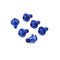 Zeta Fork Guard Bolt Set 6pc - Yamaha Blue