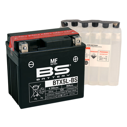 BS M/Free Battery - BTX5L-BS