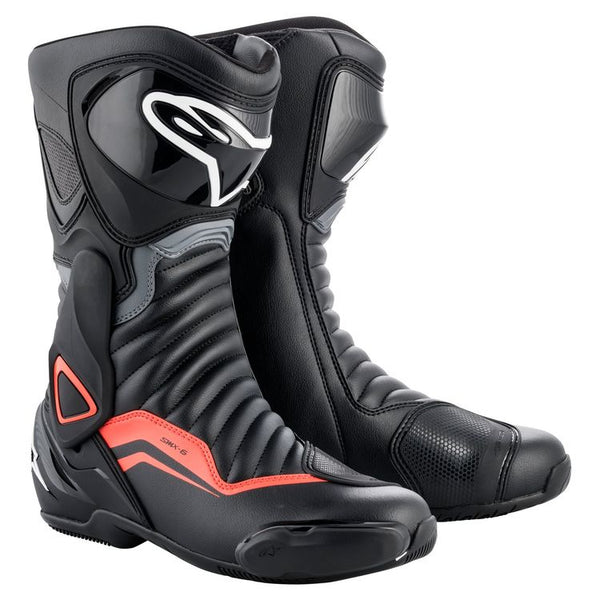Alpinestars SMX-6 V2 Boots - Black/Grey/Red