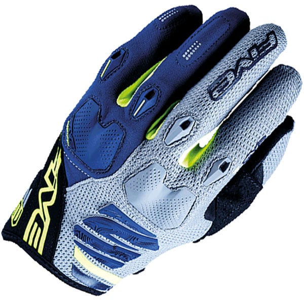 Five Gloves E2 - Grey/Yellow