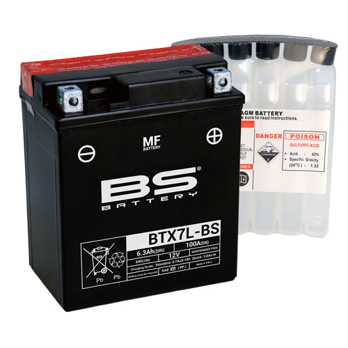 BS M/Free Battery - BTX7L-BS