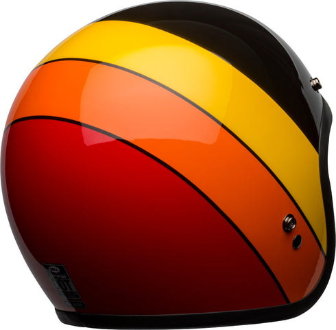 Bell Custom 500 Riff Helmet - Black/Yellow/Orange/Red
