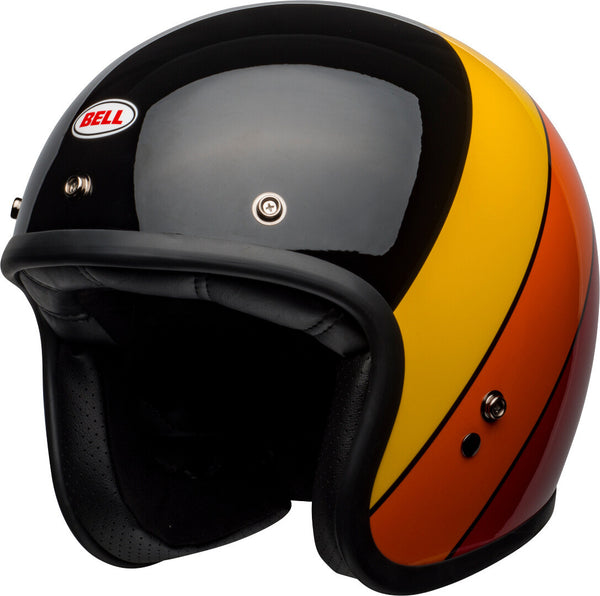 Bell Custom 500 Riff Helmet - Black/Yellow/Orange/Red