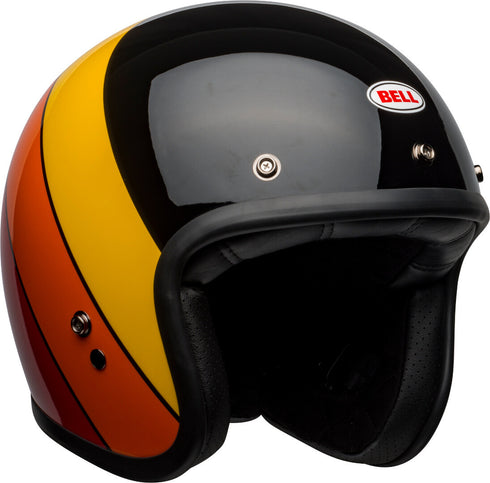 Bell Custom 500 Riff Helmet - Black/Yellow/Orange/Red