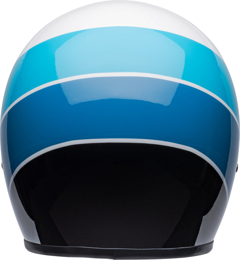 Bell Custom 500 Riff Helmet - White/Blue