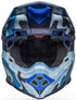 Bell Moto-10 Spherical Ferrandis Merchant Helmet - Dark Blue/Light Blue (ECE 22.06)
