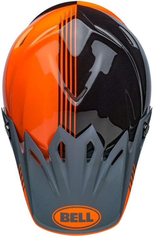 Bell Moto-9 MIPS Louver Helmet - Black/Orange