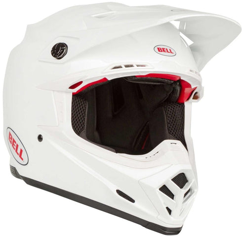 Bell Moto-9 Flex Solid Helmet - White Gloss