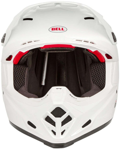 Bell Moto-9 Flex Solid Helmet - White Gloss