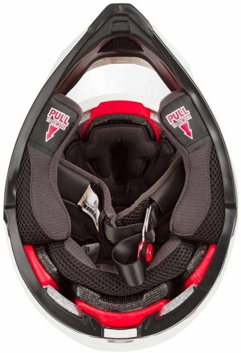 Bell Moto-9 Flex Solid Helmet - White Gloss