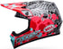 Bell MX-9 MIPS Tagger Splatter Helmet - Bright Red/Grey Gloss (ECE 22.06)