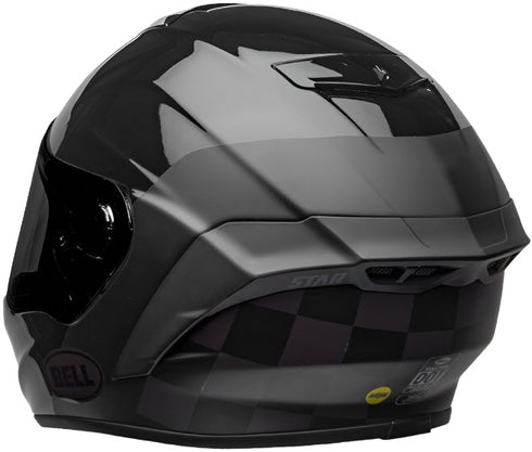 Bell Star DLX MIPS LUX Checkers Matt/Gloss - Black/Root Beer