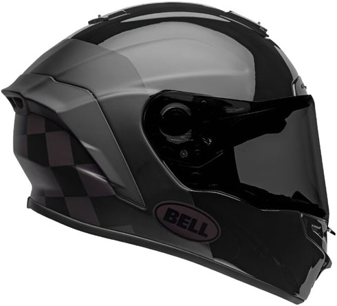 Bell Star DLX MIPS LUX Checkers Matt/Gloss - Black/Root Beer