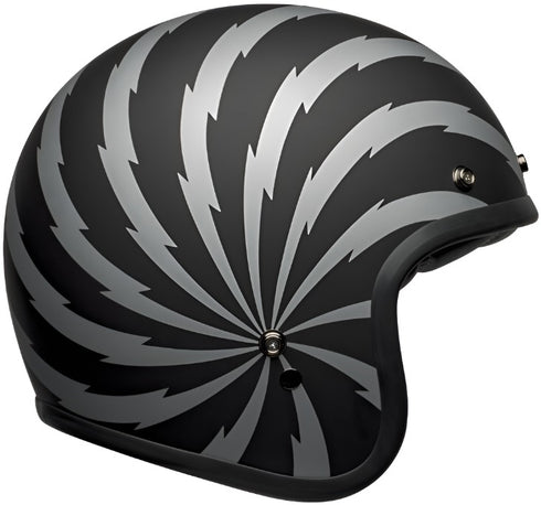 Bell Custom 500 Vertigo Helmet - Black/Silver Matt