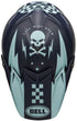 Bell Moto-9 Flex Breakaway Helmet - Navy/Light Blue Matt