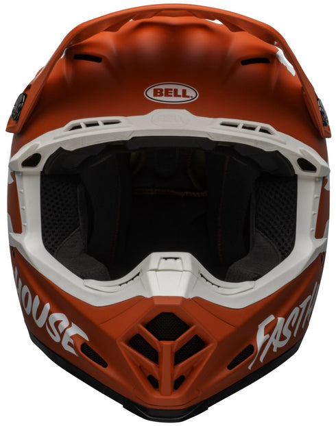 Bell Moto-9 MIPS Fasthouse Signia Helmet - Red/White