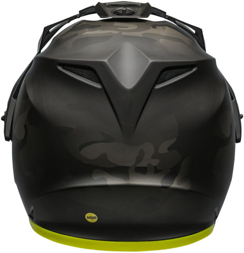 Bell 2022 MX-9 Adventure MIPS Stealth Camo Helmet - Black/Hi-Viz Yellow