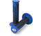 Pro Taper Clamp On Grips - 1/2 Waffle - Blue/Black