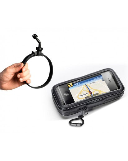 INTERPHONE SMARTPHONE HOLDER FOR NON TUBULAR HANDLEBAR