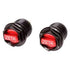 Zeta Front Fork Bottom Adjuster SHOWA AOS BLK/RED 2PC