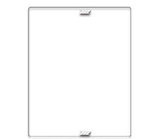 Dirt Freak F-Fork Outer Decals Clear