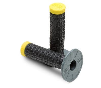 Pro Taper MX Pillow Top Light Grips - Grey/Black/Yellow