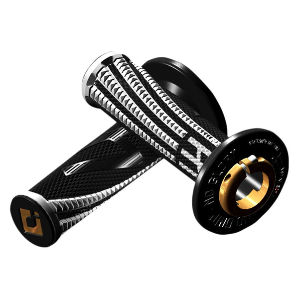 ODI Emig Pro V2 Lock On Grips - Black/White