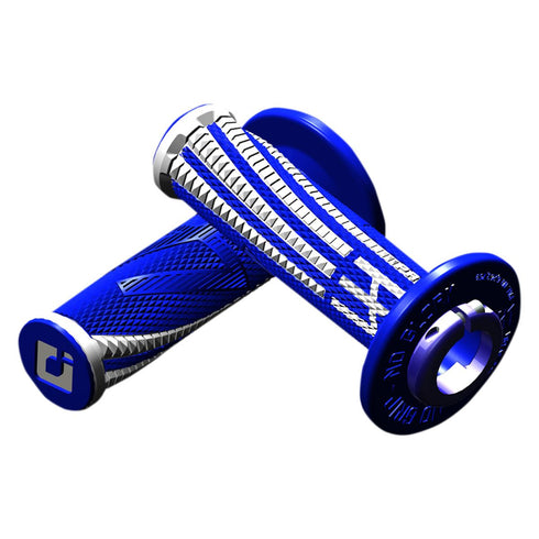 ODI Emig Pro V2 Lock On Grips - Blue/White