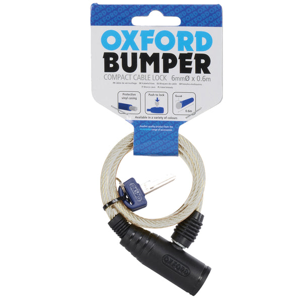 Oxford Bumper Cable Lock - Silver