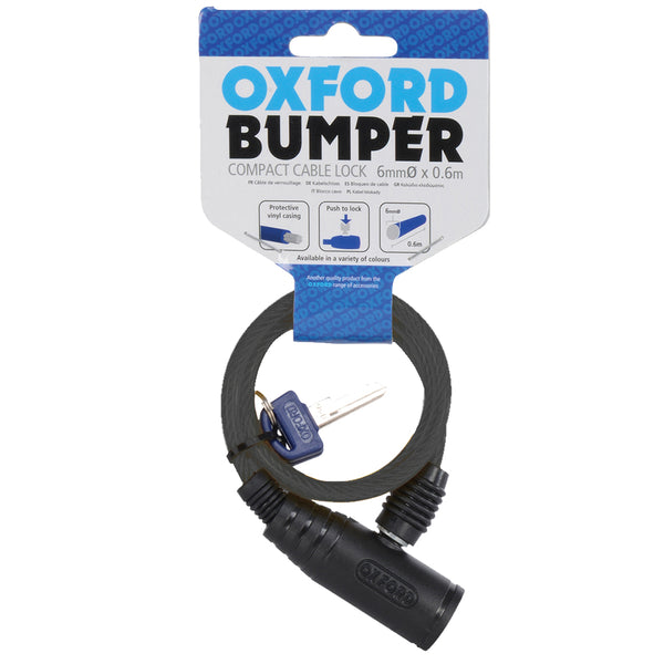 Oxford Bumber Cable Lock - Smoke