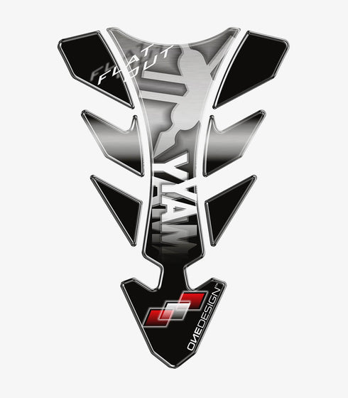 One Design Yamaha Future Tank Pad - Black/Silver