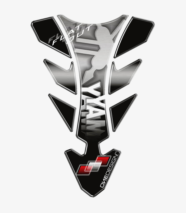 One Design Yamaha Future Tank Pad - Black/Silver