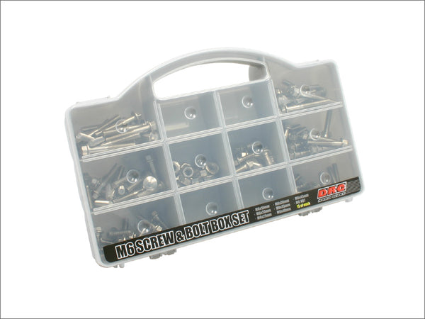 Dirt Freak Bolt/Nut Set M6 Stainless Caps