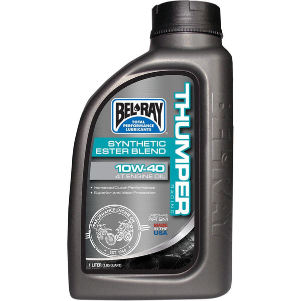 Bel-Ray Thumper Racing Synthetic Ester Blend 4T Engine Oil 10W40 - 1 Liter