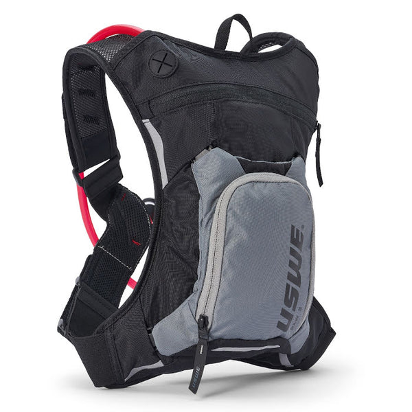 USWE Raw 3 Hydration Backpack - Carbon Black