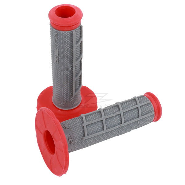ZETA Race Grip Open End - Red/Grey