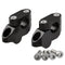 ZETA Handlebar Riser Kit Offset - 22.2mm Height 26mm - Black