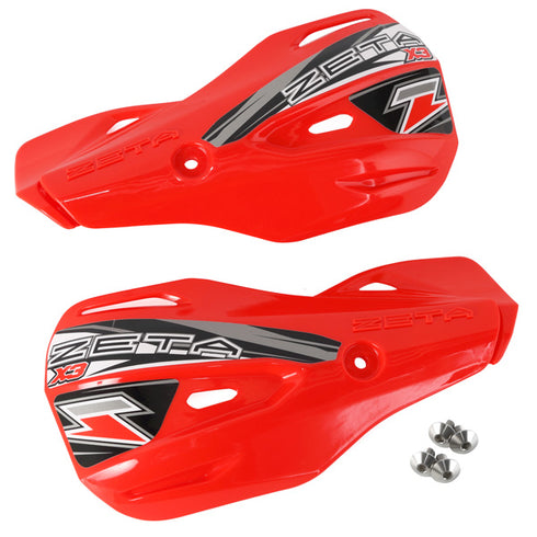 ZETA ARMOR GUARD X3 REPLACEMENT PLASTICS-RED