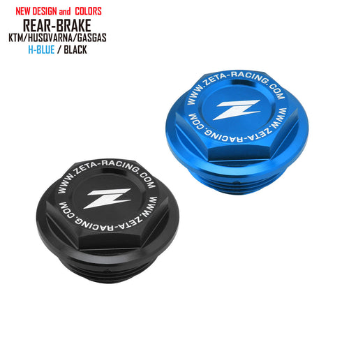 Zeta Rear Brake Reservoir Cover Brembo KTM / HQV Gasgas H-Blue