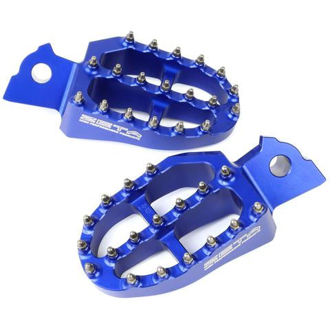 ZETA Alu Footpegs - Husky MX/ED SX16 - Blue