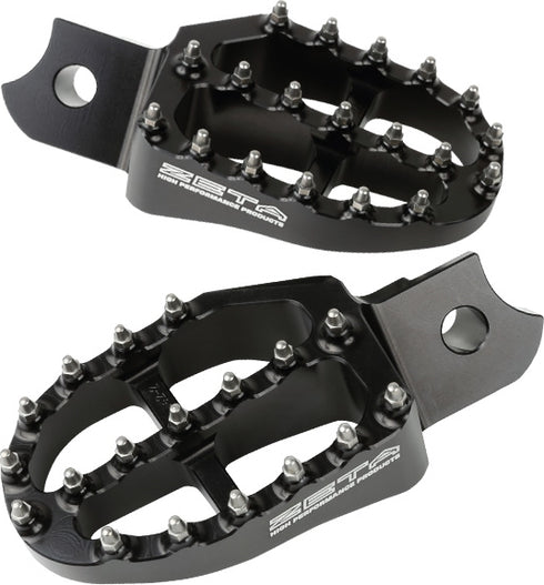 ZETA Alu Footpegs - KTM SX16- Black