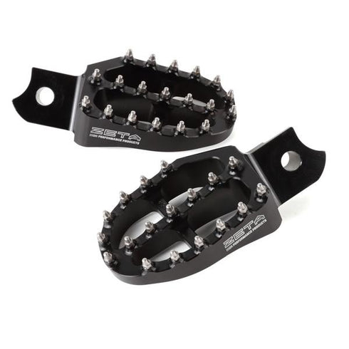 Zeta Alu Foot Pegs YZF250/450,YZ125/250 BLK
