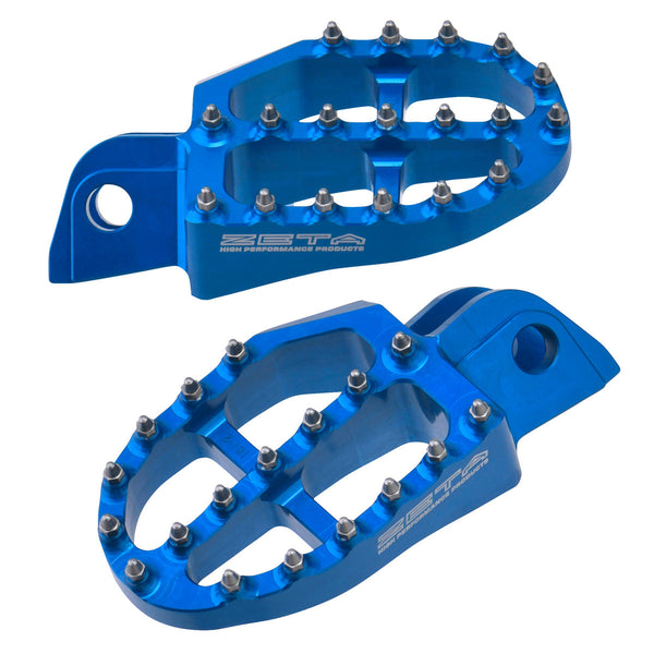 Zeta Alu Footpegs - Husqvarna MX/ED SX'16- H-Blue