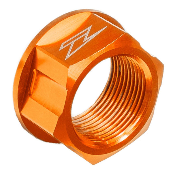 Zeta Axle Nut M20x30 - P1.5 H13 - Orange