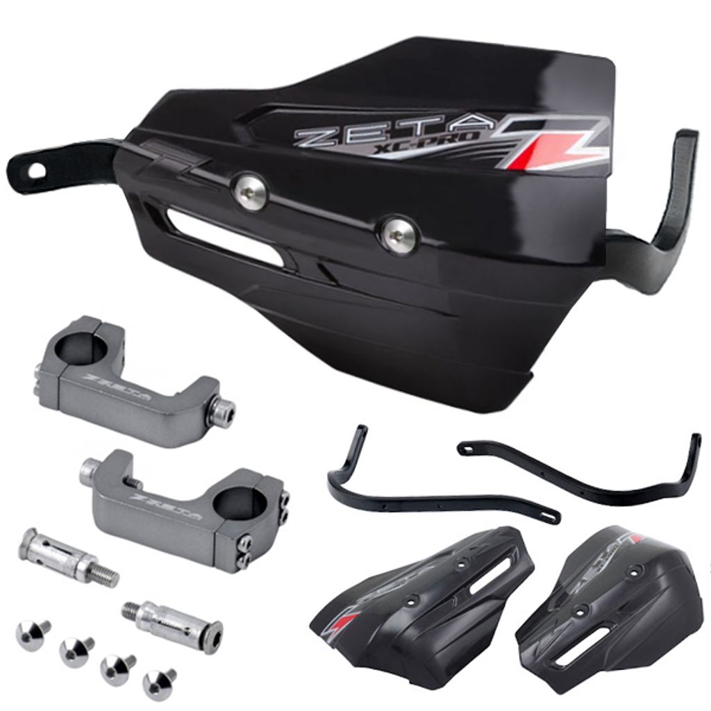 Zeta Armor Aluminum Handguards (Pair) For 7/8" Handlebars - View #7