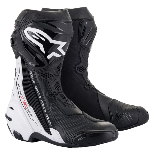 Alpinestars Supertech R Boots Black/White – Bike Kings