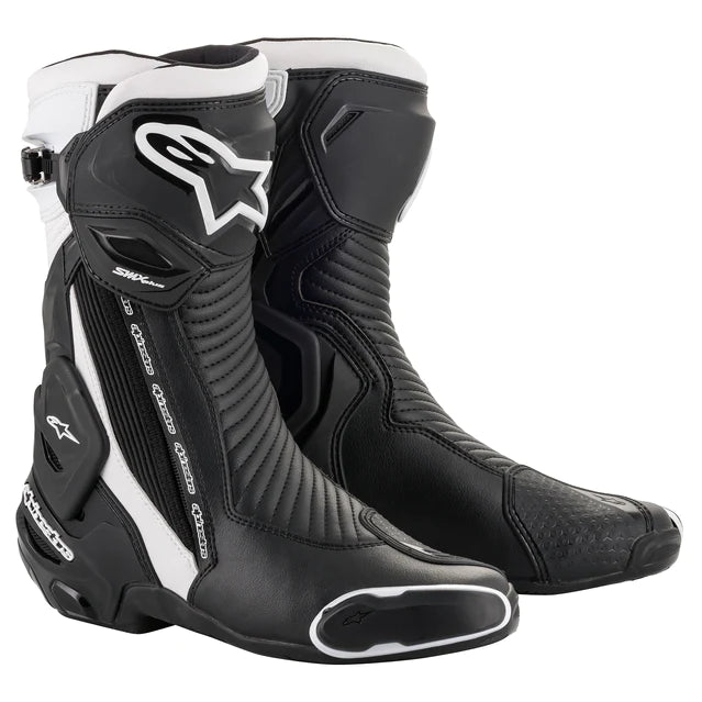 Alpinestars SMX Plus V2 Boots - Black/White – Bike Kings Alpinestars SMX Plus V2 Boots - Black/White – Bike Kings