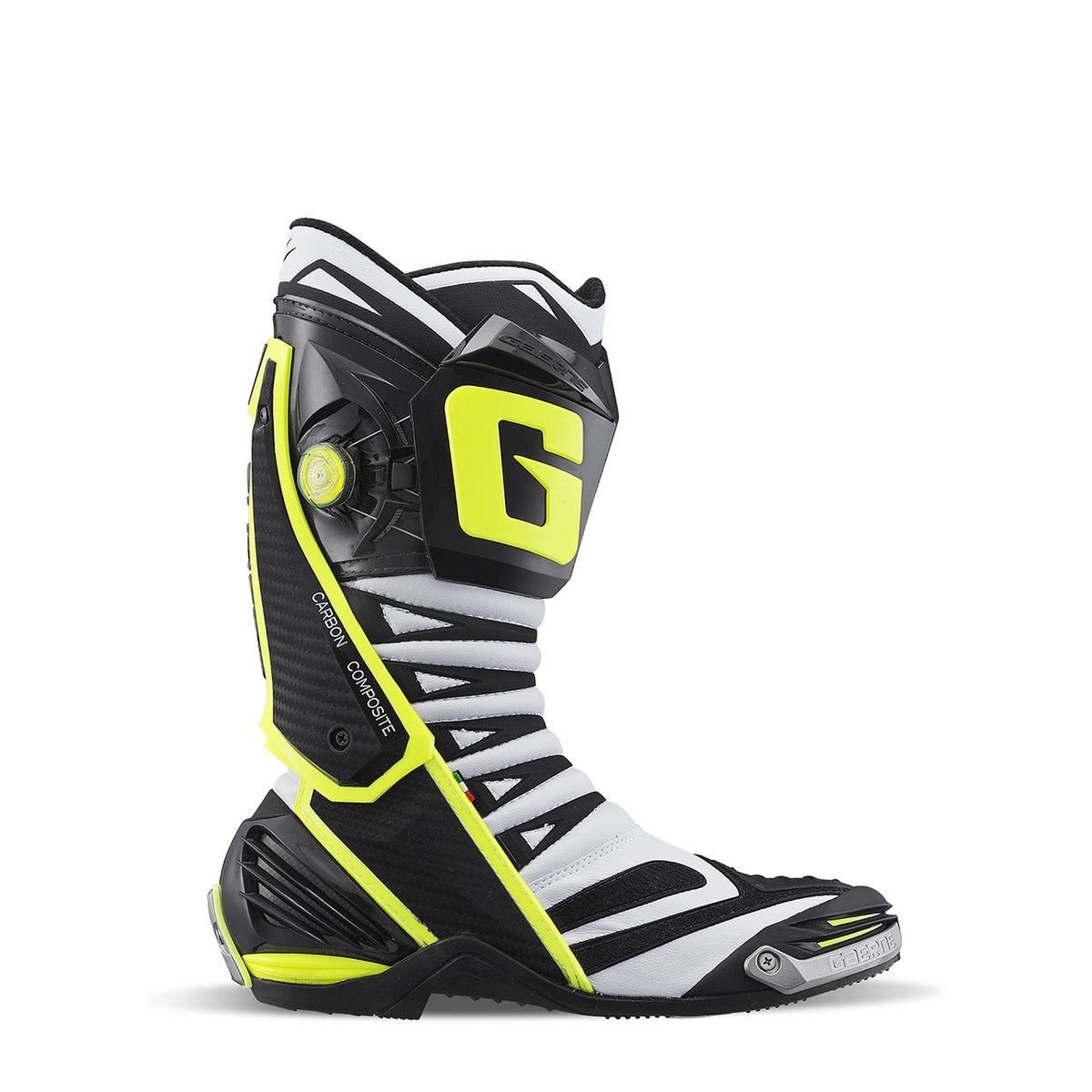 Gaerne GP1 Evo Racing Boots - White/Black/Yellow – Bike Kings