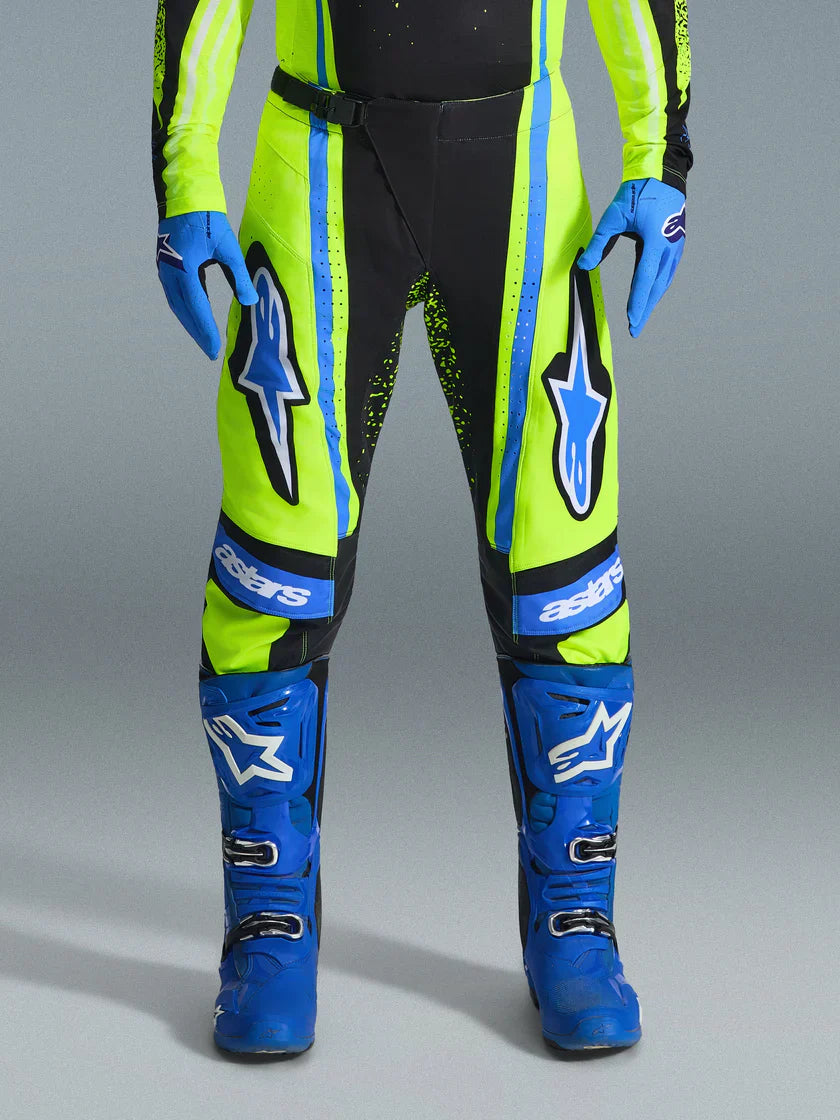 Tectshar Alpinestars 2026 Techstar Nomur Pants Dark Navy/Yellow Fluo/Ulca Blue ...